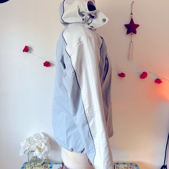 Helly Hansen Gray and Blue Ski Jacket with Hood L - Picture 2 of 13